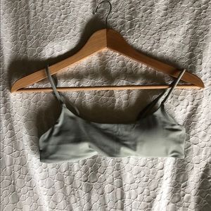 Sage bikini top from Shein (S)